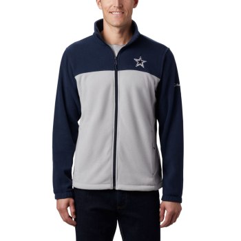 Columbia Jas Heren, Flanker III Full Zip Fleece - Dallas Cowboys Donkerblauw Grijs, 76XTYGLWA